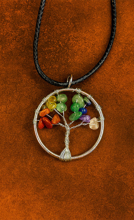 Gemstone Pendants - Tree of Life Mobile