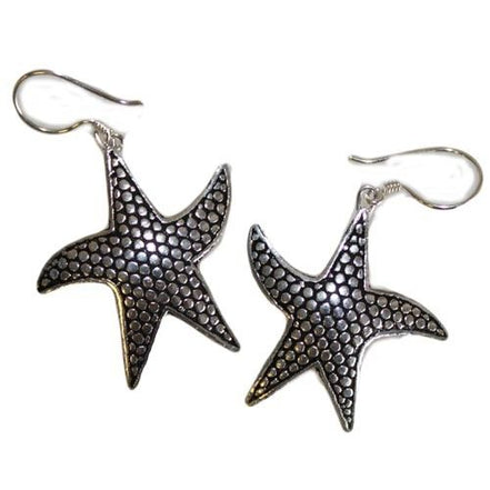Silver Earrings for Women – Starfish Design