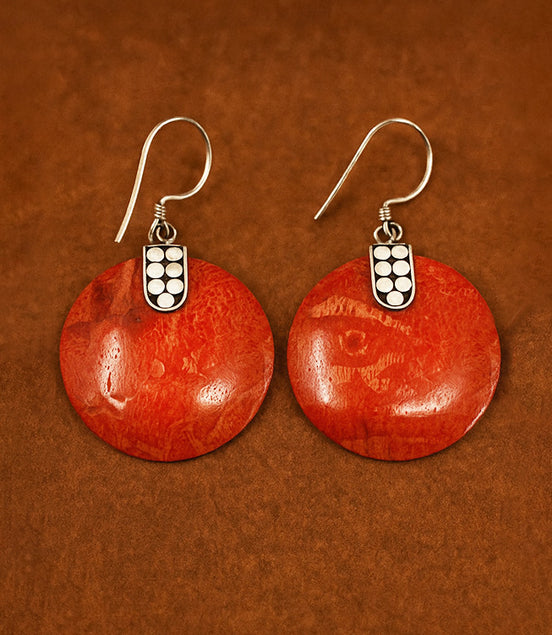 925 Silver Earrings – Disc Disc Décor