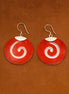 925 Silver Earrings – Scroll Design