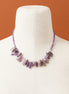 Amethyst Gemstone Necklace – Longstone Pendant Design