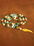 Angel Wing Multi Beads Gemstone Necklace