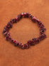Blood Garnet Chipstone Bracelet – Polished Natural Stones