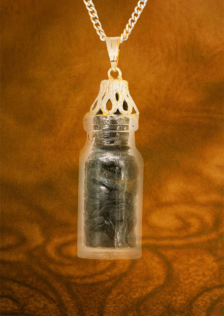 Bottled Gemstones Necklace - Black Onyx
