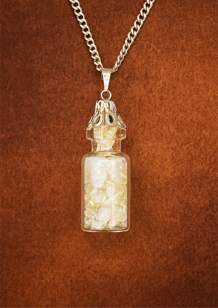 Bottled Gemstones Necklace - Opalite