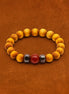 Cedarwood Root Chakra Bangle with Red Jasper