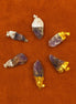 Gemstone Amethyst Gold & Silver Plated Pendants – 6 Assorted