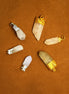 Gemstone Clear Quartz Gold & Silver Plated Pendants – 6 Assorted