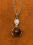 Gemstone Healing Hands Pendant – Tiger Eye