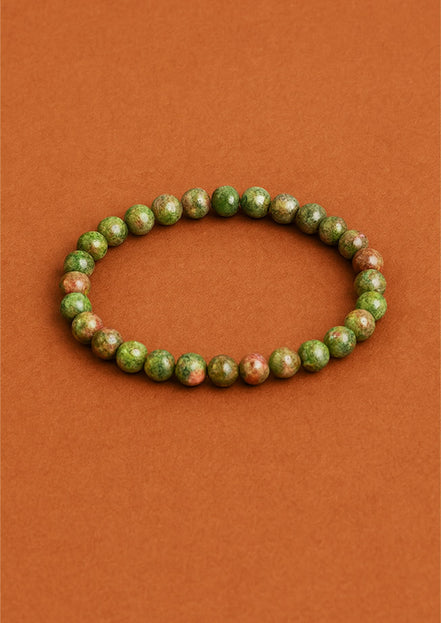 Gemstone Manifestation Bracelet – Green Jasper Growth