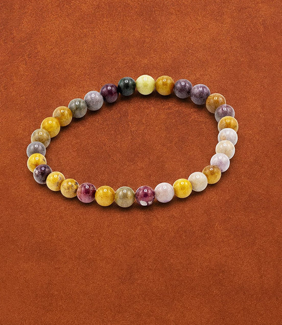 Gemstone Manifestation Bracelet – Rare Mookaite Wisdom