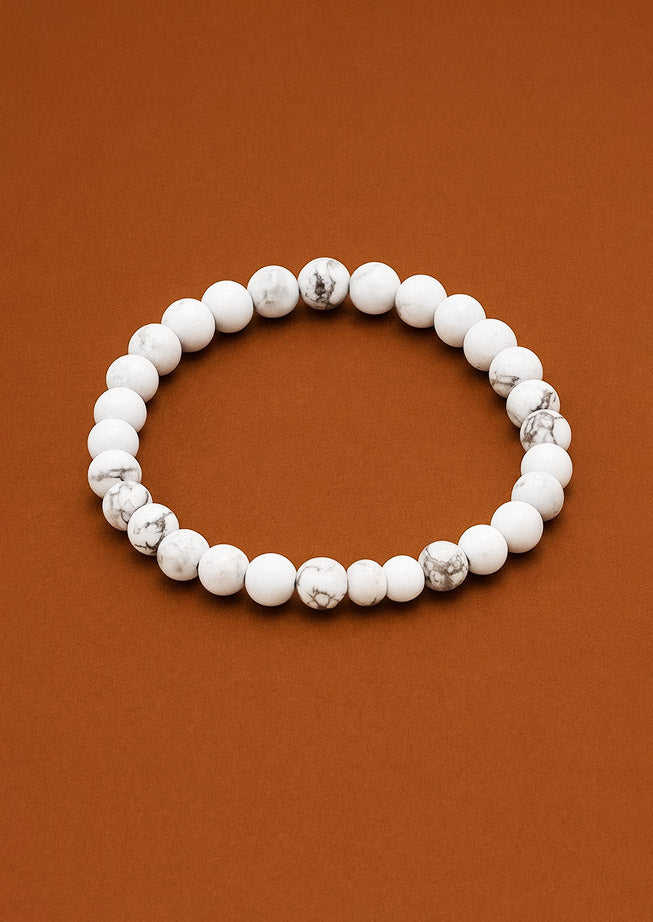 Gemstone Manifestation Bracelet – White Jasper Peace