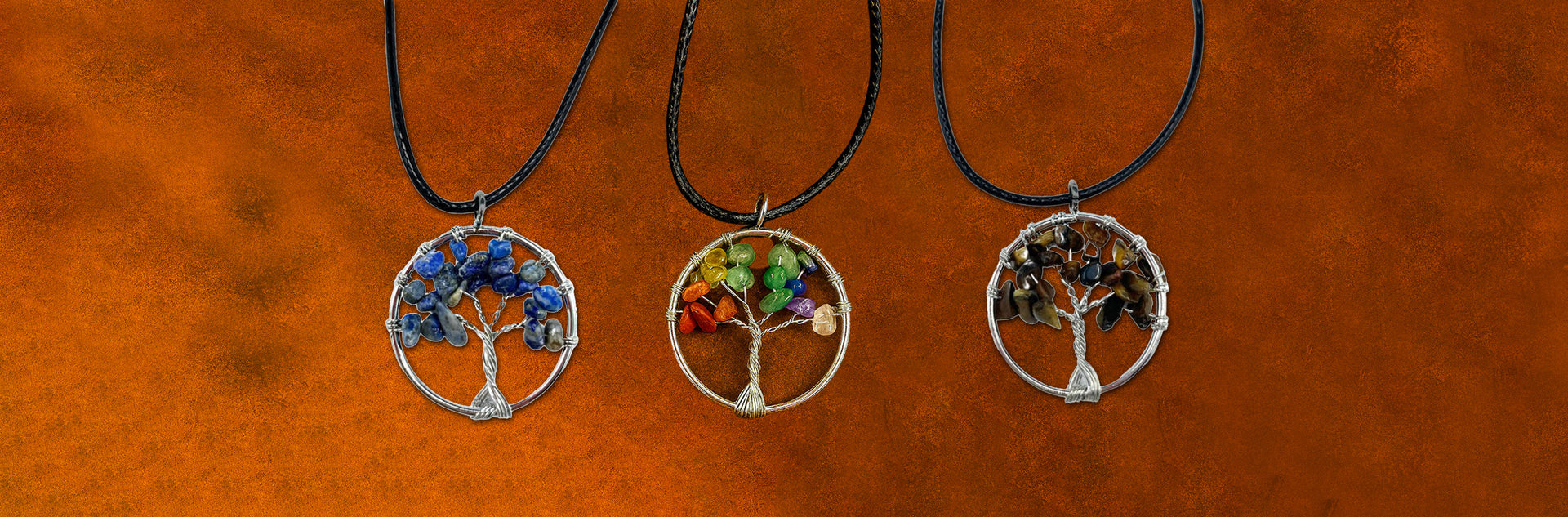 Gemstone Pendants - Tree of Life