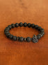 Knight’s Helmet Lava Stone Gemstone Bracelet – Boho Jewelry