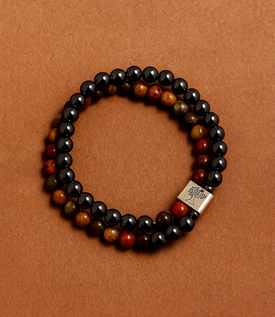 Magnetic Gemstone Bracelet – Picasso Jasper