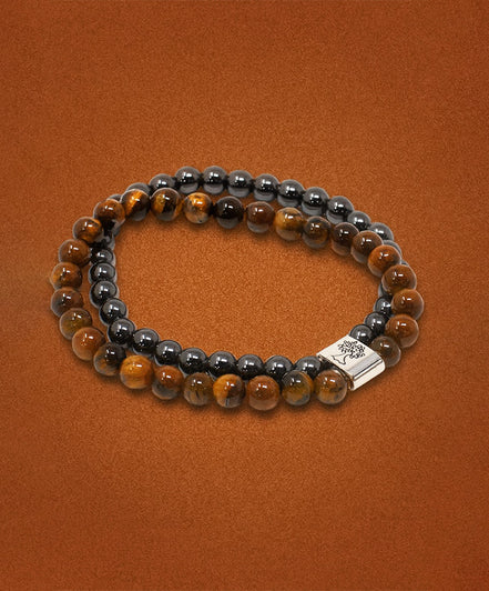 Magnetic Gemstone Bracelet – Tiger Eye