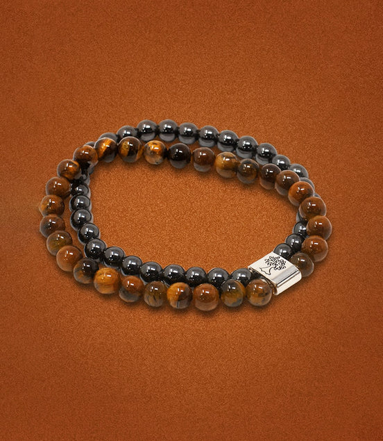 Magnetic Gemstone Bracelet – Tiger Eye