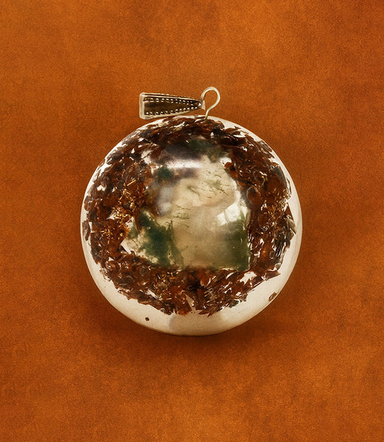 Orgonite Power Pendant - Power Block in Dome