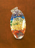 Orgonite Power Pendant – 7 Stone Chakra Oval with Tree
