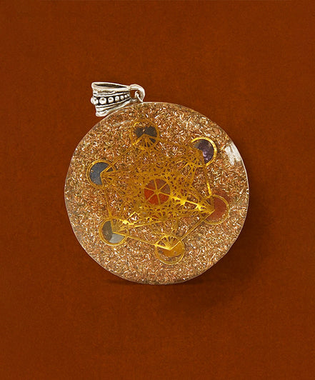 Orgonite Power Pendant – Multi Power Chakra – Lrg
