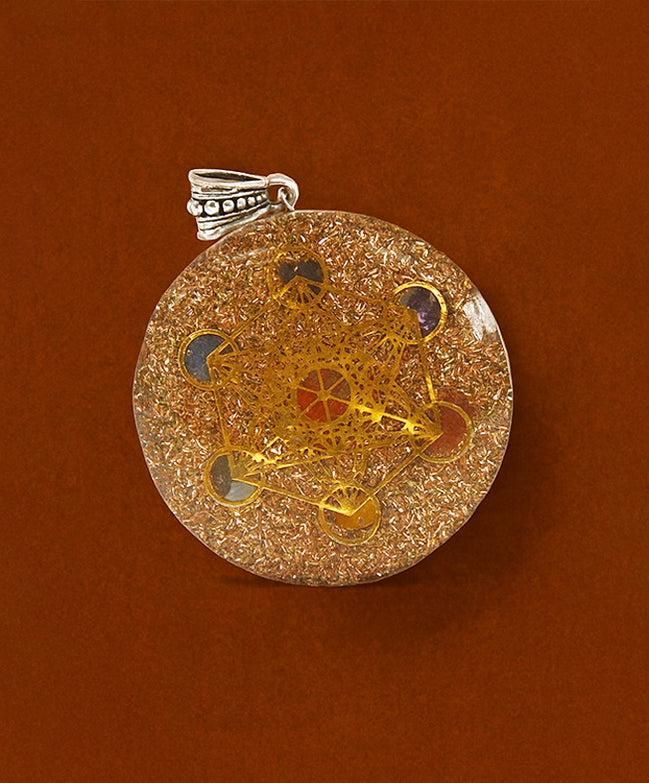 Orgonite Power Pendant – Multi Power Chakra – Lrg