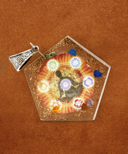Orgonite Power Pendant – Pentagon Chakra