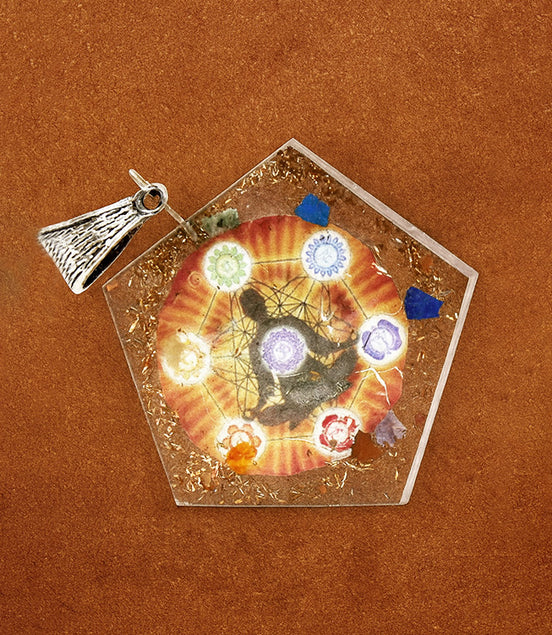 Orgonite Power Pendant – Pentagon Chakra