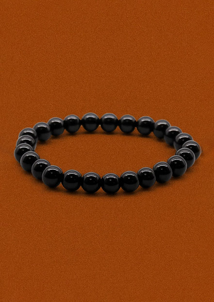 Power Bracelet – Black Agate Natural Gemstone
