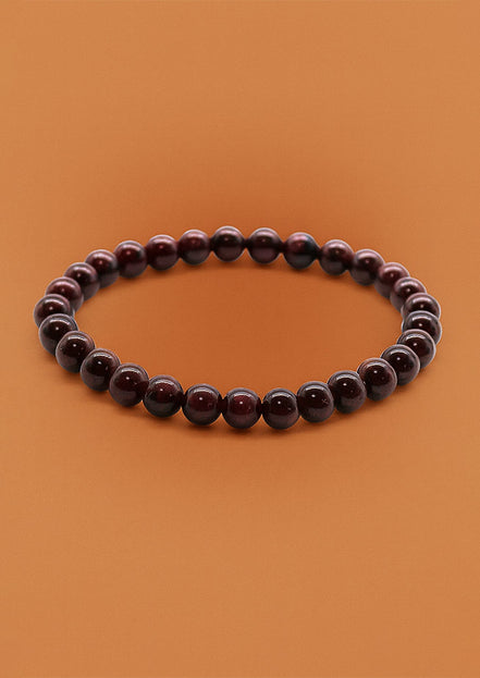 Power Bracelet – Blood Garnet Natural Gemstone