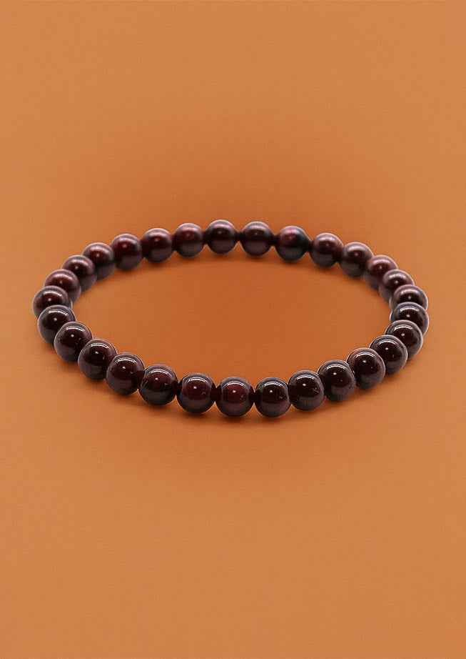 Power Bracelet – Blood Garnet Natural Gemstone
