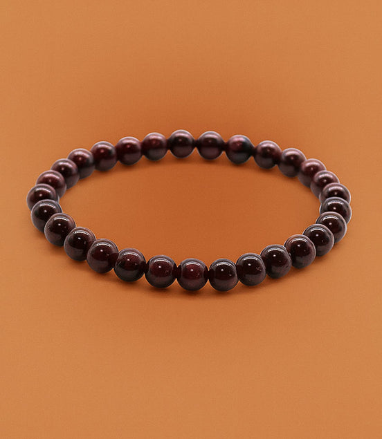 Power Bracelet – Blood Garnet Natural Gemstone