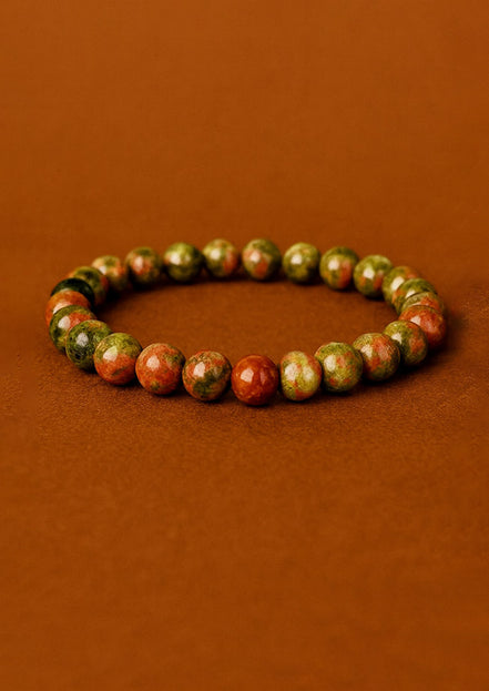 Power Bracelet – Green Jasper Natural Gemstone