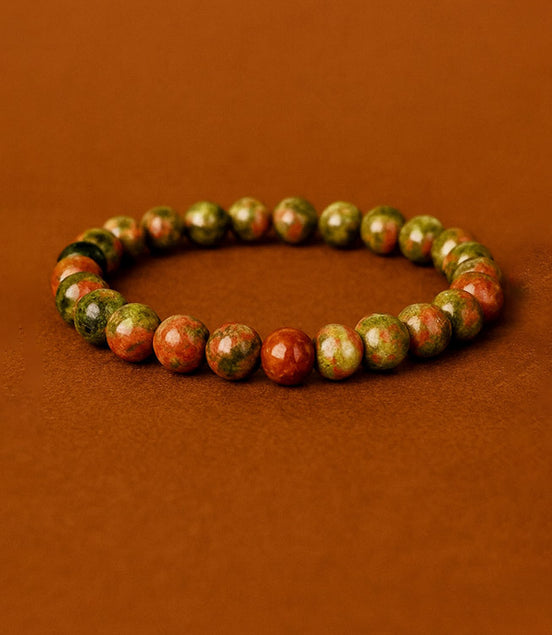 Power Bracelet – Green Jasper Natural Gemstone