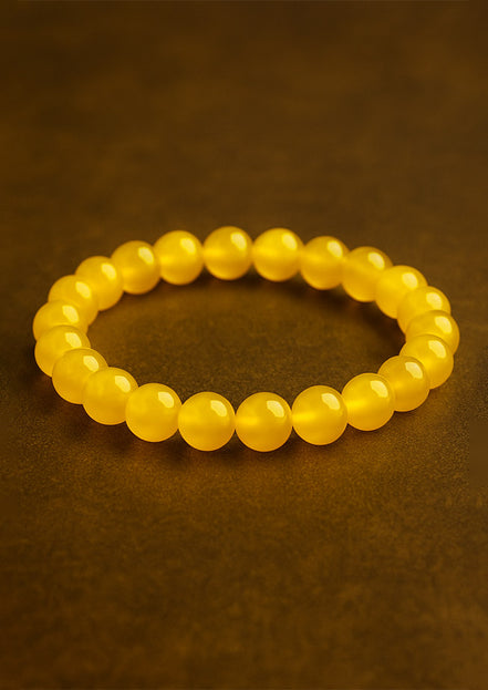 Power Bracelet – Honey Crystal Natural Gemstone