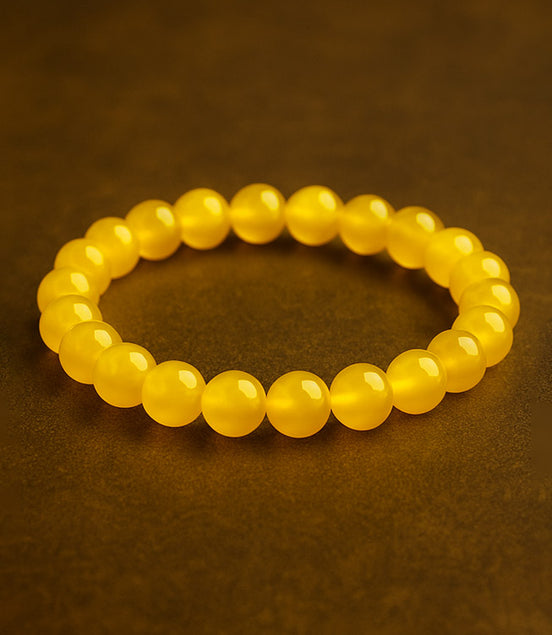 Power Bracelet – Honey Crystal Natural Gemstone