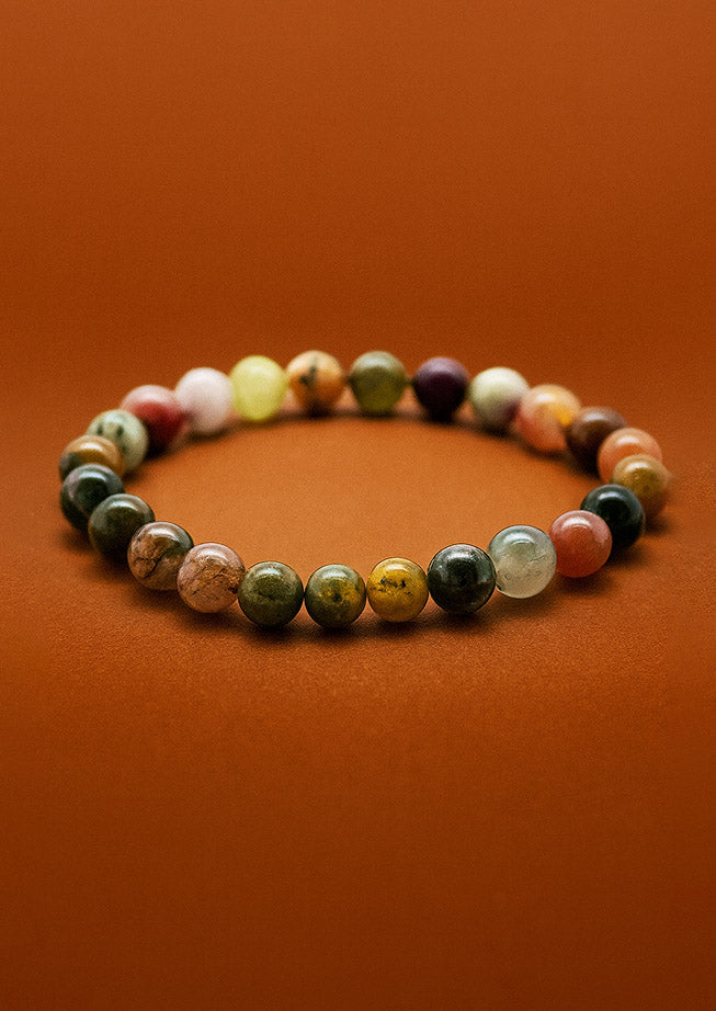 Power Bracelet – Moss Agate Natural Gemstone