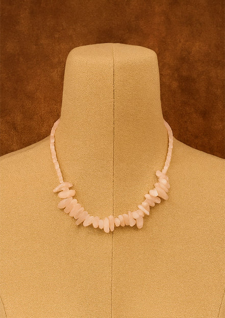 Rose Quartz Gemstone Necklace – Longstone Design