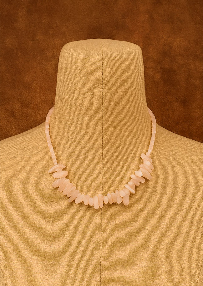 Rose Quartz Gemstone Necklace – Longstone Design