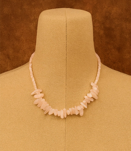 Rose Quartz Gemstone Necklace – Longstone Design