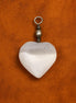 Selenite Heart Pendant – Sterling Silver Necklace Handmade