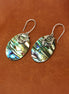 Shell & Silver Earrings for Women – Abalone Design
