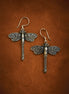Silver Earrings for Women – Dragonfly Design