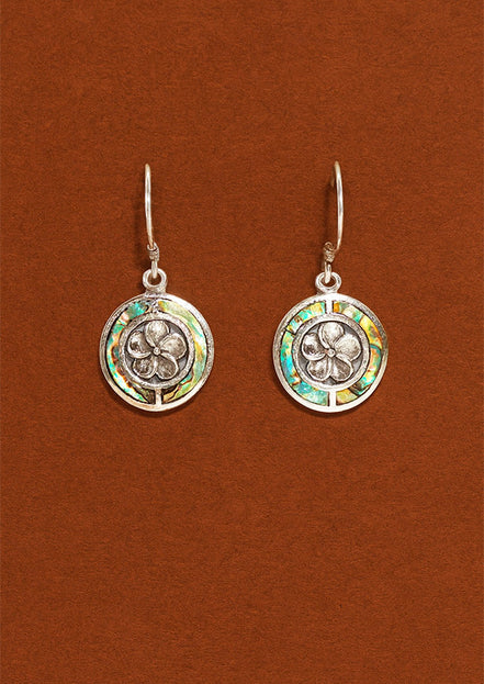 Silver Earrings for Women – Frangipani Abalone