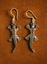 Silver Earrings for Women – Lizard Design