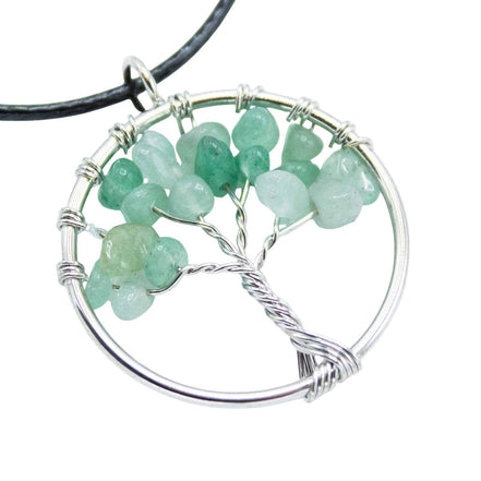 Tree of Life Pendant - Jade