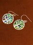 Tree of Life Silver Earrings 15mm – Abalone