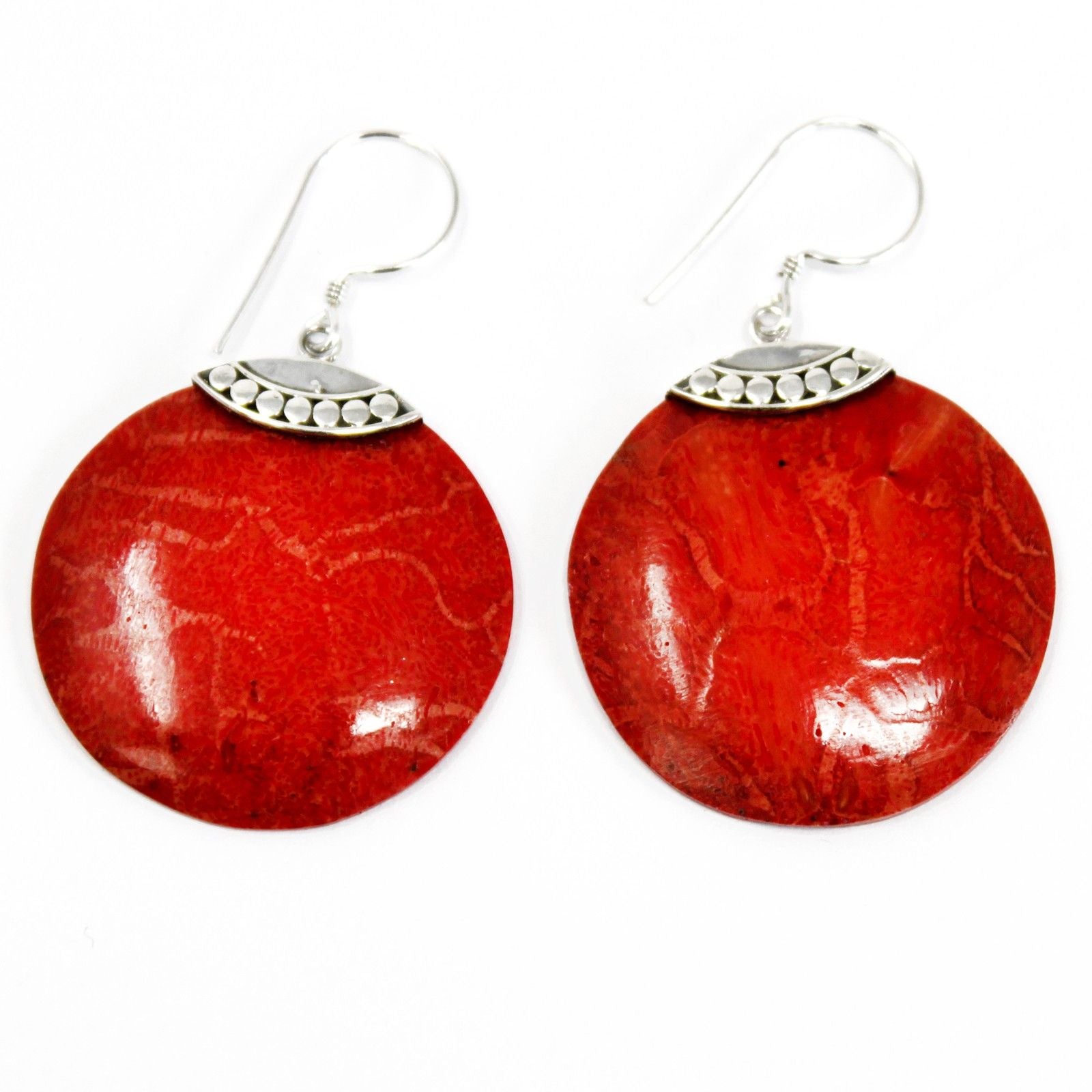 925 Silver Earrings – Classic Disc