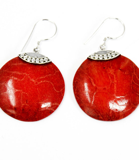 925 Silver Earrings – Classic Disc