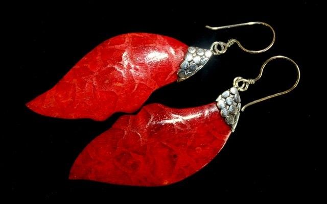 925 Silver Earrings – Leaf Drop