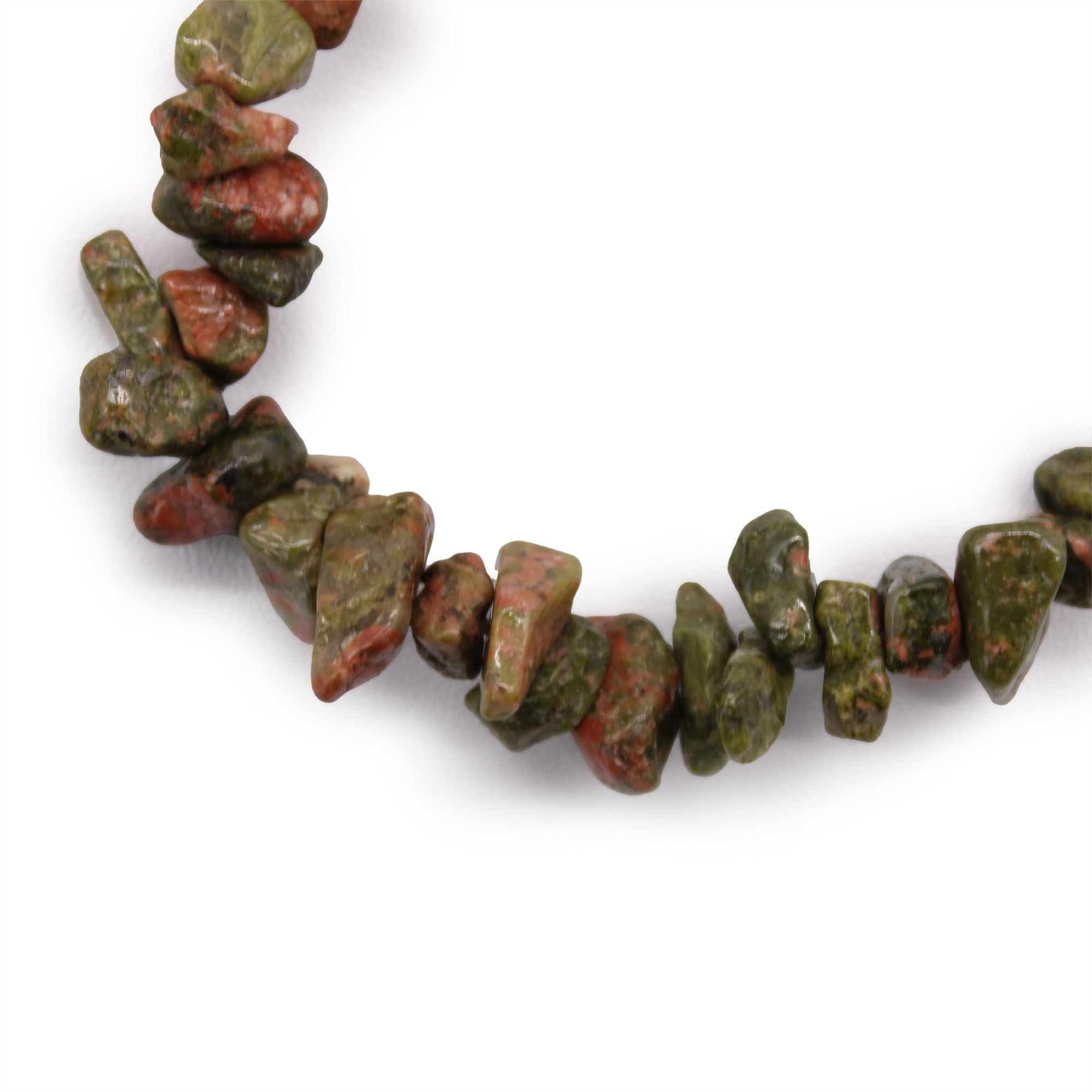 Green Jasper Chipstone Bracelet – Grounding Natural Stone